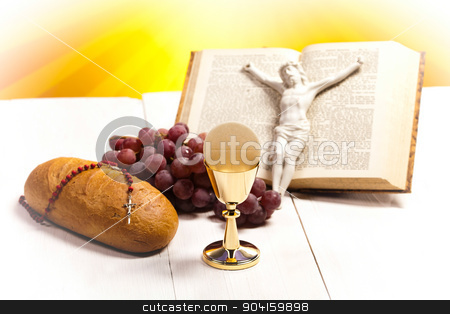 To use this stock image in your creative project, please select the size you need over to the right and click the "Add to Cart" button.
Your downloaded image will come with the Cutcaster watermark removed so don’t worry about the watermark you see on this page. Christian holy communion, bright background, saturated concept stock photo, Christian holy communion, bright background, saturated concept by Sebastian Duda