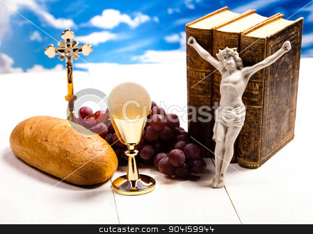 To use this stock image in your creative project, please select the size you need over to the right and click the "Add to Cart" button.
Your downloaded image will come with the Cutcaster watermark removed so don’t worry about the watermark you see on this page. Symbol christianity religion, bright background, saturated conce stock photo, Symbol christianity religion, bright background, saturated concept by Sebastian Duda