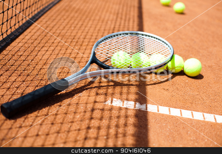 To use this stock image in your creative project, please select the size you need over to the right and click the "Add to Cart" button.
Your downloaded image will come with the Cutcaster watermark removed so don’t worry about the watermark you see on this page. Tennis Ball on court, summertime saturated theme stock photo, Tennis Ball on court, summertime saturated theme by Sebastian Duda