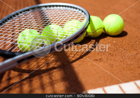 To use this stock image in your creative project, please select the size you need over to the right and click the "Add to Cart" button.
Your downloaded image will come with the Cutcaster watermark removed so don’t worry about the watermark you see on this page. Tennis racket and balls, court stock photo, Tennis racket and balls, court by Sebastian Duda