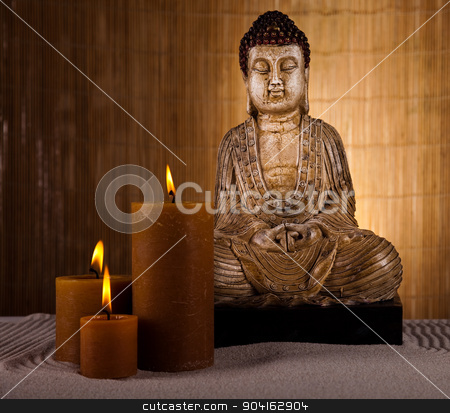 To use this stock image in your creative project, please select the size you need over to the right and click the "Add to Cart" button.
Your downloaded image will come with the Cutcaster watermark removed so don’t worry about the watermark you see on this page. Buddha statue, vivid colors, natural tone stock photo, Buddha statue, vivid colors, natural tone by Sebastian Duda