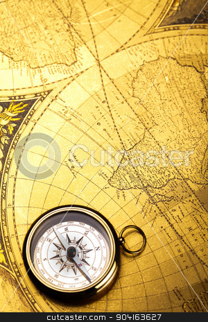 To use this stock image in your creative project, please select the size you need over to the right and click the "Add to Cart" button.
Your downloaded image will come with the Cutcaster watermark removed so don’t worry about the watermark you see on this page. Compass on the old map background stock photo, Compass on the old map background by Sebastian Duda