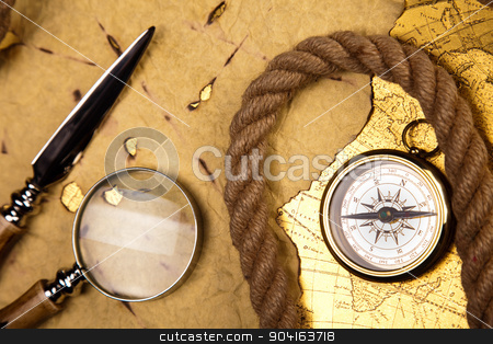 To use this stock image in your creative project, please select the size you need over to the right and click the "Add to Cart" button.
Your downloaded image will come with the Cutcaster watermark removed so don’t worry about the watermark you see on this page. Old style compass, colorful bright journey theme stock photo, Old style compass, colorful bright journey theme by Sebastian Duda