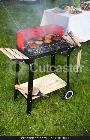 To use this stock image in your creative project, please select the size you need over to the right and click the "Add to Cart" button.
Your downloaded image will come with the Cutcaster watermark removed so don’t worry about the watermark you see on this page. Hot grilling, bright colorful vivid theme stock photo, Hot grilling, bright colorful vivid theme by Sebastian Duda