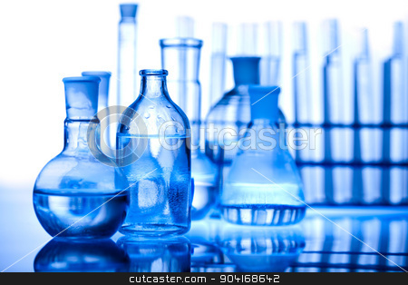 To use this stock image in your creative project, please select the size you need over to the right and click the "Add to Cart" button.
Your downloaded image will come with the Cutcaster watermark removed so don’t worry about the watermark you see on this page. Laboratory glassware, bright modern chemical concept stock photo, Laboratory glassware, bright modern chemical concept by Sebastian Duda