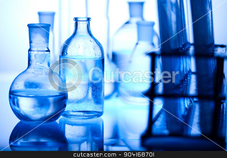 To use this stock image in your creative project, please select the size you need over to the right and click the "Add to Cart" button.
Your downloaded image will come with the Cutcaster watermark removed so don’t worry about the watermark you see on this page. Laboratory glassware, bright modern chemical concept stock photo, Laboratory glassware, bright modern chemical concept by Sebastian Duda