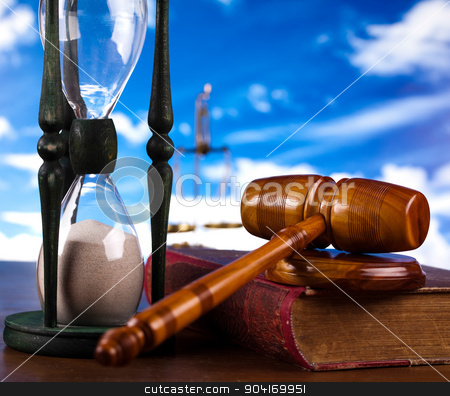 To use this stock image in your creative project, please select the size you need over to the right and click the "Add to Cart" button.
Your downloaded image will come with the Cutcaster watermark removed so don’t worry about the watermark you see on this page. Mallet of judge, legal code and scales stock photo, Mallet of judge, legal code and scales by Sebastian Duda