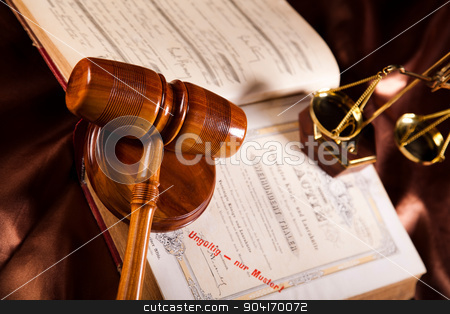 To use this stock image in your creative project, please select the size you need over to the right and click the "Add to Cart" button.
Your downloaded image will come with the Cutcaster watermark removed so don’t worry about the watermark you see on this page. Legal gavel on a law book stock photo, Legal gavel on a law book by Sebastian Duda