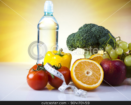 To use this stock image in your creative project, please select the size you need over to the right and click the "Add to Cart" button.
Your downloaded image will come with the Cutcaster watermark removed so don’t worry about the watermark you see on this page. Vegetable and fruit fitness stock photo, Vegetable Fitness, sunshine, bright colorful tone concept by Sebastian Duda