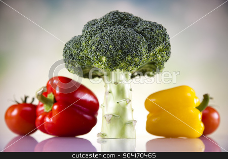 To use this stock image in your creative project, please select the size you need over to the right and click the "Add to Cart" button.
Your downloaded image will come with the Cutcaster watermark removed so don’t worry about the watermark you see on this page. Fitness food stock photo, Vegetable and fruit fitness, sunset by Sebastian Duda