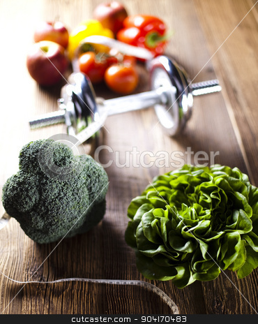 To use this stock image in your creative project, please select the size you need over to the right and click the "Add to Cart" button.
Your downloaded image will come with the Cutcaster watermark removed so don’t worry about the watermark you see on this page. Vegetable and fruit fitness stock photo, Vegetable and fruit fitness, sunset by Sebastian Duda