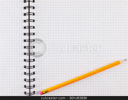 To use this stock image in your creative project, please select the size you need over to the right and click the "Add to Cart" button.
Your downloaded image will come with the Cutcaster watermark removed so don’t worry about the watermark you see on this page. sheet in a cage with pencil stock photo, Opened notepad notebook pencil over it by Sergej Razvodovskij
