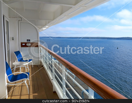 To use this stock image in your creative project, please select the size you need over to the right and click the "Add to Cart" button.
Your downloaded image will come with the Cutcaster watermark removed so don’t worry about the watermark you see on this page. Cruise Ship View stock photo, The view of McNabs Island, Halifax, Nova Scotia, Canada from a cruise ship balcony by Lucy Clark