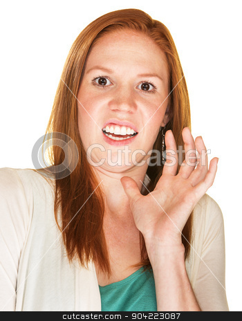 To use this stock image in your creative project, please select the size you need over to the right and click the "Add to Cart" button.
Your downloaded image will come with the Cutcaster watermark removed so don’t worry about the watermark you see on this page. Terrified Female stock photo, Terrified isolated woman with hand near face by Scott Griessel