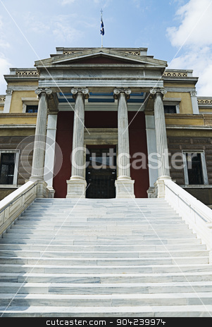 To use this stock image in your creative project, please select the size you need over to the right and click the "Add to Cart" button.
Your downloaded image will come with the Cutcaster watermark removed so don’t worry about the watermark you see on this page. pims_20080610_ml0035 stock photo, Staircase of a museum, National History Museum, Athens, Greece by imagedb