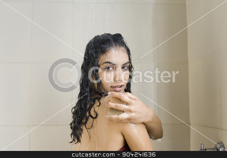 To use this stock image in your creative project, please select the size you need over to the right and click the "Add to Cart" button.
Your downloaded image will come with the Cutcaster watermark removed so don’t worry about the watermark you see on this page. pims_20090306_sh1529.jpg stock photo, Portrait of a young woman bathing by imagedb