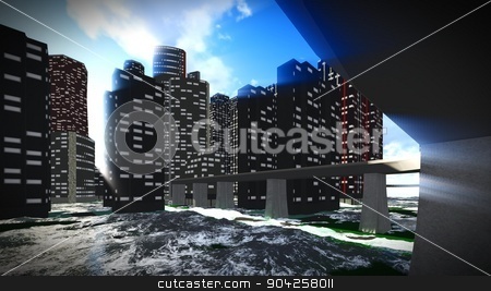 To use this stock image in your creative project, please select the size you need over to the right and click the "Add to Cart" button.
Your downloaded image will come with the Cutcaster watermark removed so don’t worry about the watermark you see on this page. Tsunami devastating the city stock photo, Tsunami devastating the city - scene of destruction by Dariusz Miszkiel