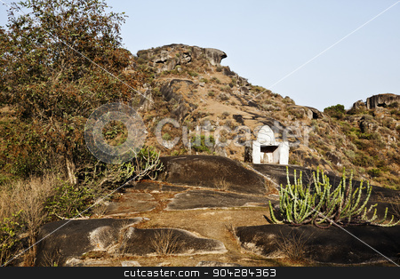 To use this stock image in your creative project, please select the size you need over to the right and click the "Add to Cart" button.
Your downloaded image will come with the Cutcaster watermark removed so don’t worry about the watermark you see on this page. Hindu temple at Guru Shikhar, Arbuda Mountains, Mount Abu, Siroh stock photo, Hindu temple at Guru Shikhar, Arbuda Mountains, Mount Abu, Sirohi District, Rajasthan, India by imagedb