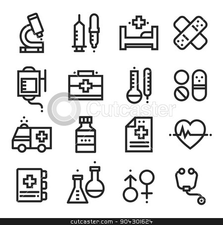 To use this stock image in your creative project, please select the size you need over to the right and click the "Add to Cart" button.
Your downloaded image will come with the Cutcaster watermark removed so don’t worry about the watermark you see on this page. Science and Medical icons, stock vector stock vector clipart, Science and Medical icons, stock vector line by Evgenii Naumov
