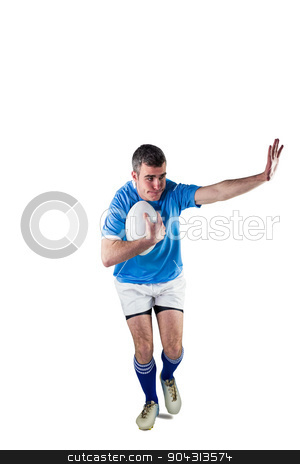 To use this stock image in your creative project, please select the size you need over to the right and click the "Add to Cart" button.
Your downloaded image will come with the Cutcaster watermark removed so don’t worry about the watermark you see on this page. Rugby player running with the rugby ball stock photo, Determined rugby player running with the rugby ball by Wavebreak Media