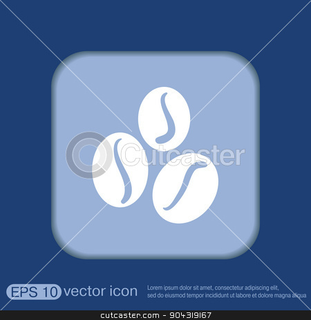 To use this stock image in your creative project, please select the size you need over to the right and click the "Add to Cart" button.
Your downloaded image will come with the Cutcaster watermark removed so don’t worry about the watermark you see on this page. Coffee beans symbol. stock vector clipart, Coffee beans symbol. by LittleCuckoo