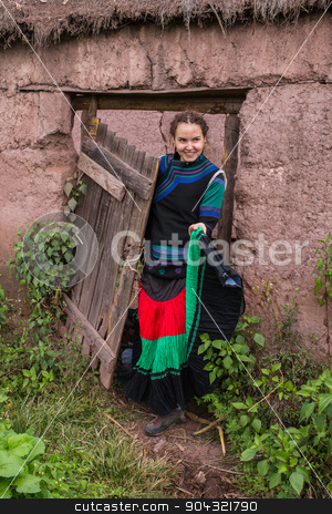 To use this stock image in your creative project, please select the size you need over to the right and click the "Add to Cart" button.
Your downloaded image will come with the Cutcaster watermark removed so don’t worry about the watermark you see on this page. Woman in national costume with family stock photo, Woman in national costume with family in the china by Vassiliy Kochetkov