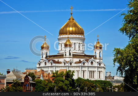 To use this stock image in your creative project, please select the size you need over to the right and click the "Add to Cart" button.
Your downloaded image will come with the Cutcaster watermark removed so don’t worry about the watermark you see on this page. Cathedral of Christ the Savior in Moscow stock photo, Cathedral of Christ the Savior in Moscow, Russia. by Alexander