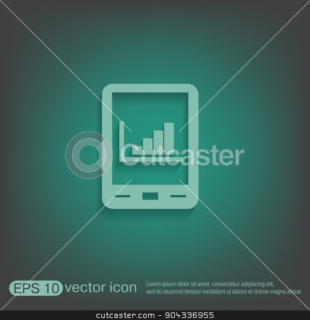 To use this stock image in your creative project, please select the size you need over to the right and click the "Add to Cart" button.
Your downloaded image will come with the Cutcaster watermark removed so don’t worry about the watermark you see on this page. tablet pad with diagram. stock vector clipart, tablet pad with diagram. by LittleCuckoo