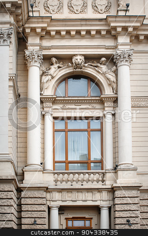 To use this stock image in your creative project, please select the size you need over to the right and click the "Add to Cart" button.
Your downloaded image will come with the Cutcaster watermark removed so don’t worry about the watermark you see on this page. architectural window with columns and moldings barilefom stock photo, architectural window with columns and moldings barilefom. by timonko