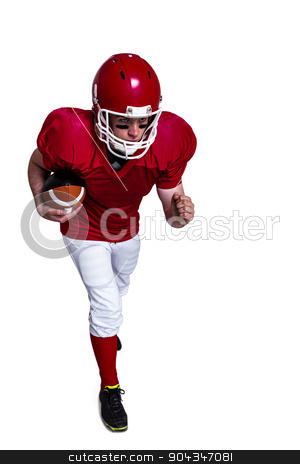 To use this stock image in your creative project, please select the size you need over to the right and click the "Add to Cart" button.
Your downloaded image will come with the Cutcaster watermark removed so don’t worry about the watermark you see on this page. American football player running with the ball stock photo, American football player running with the ball on a white background by Wavebreak Media