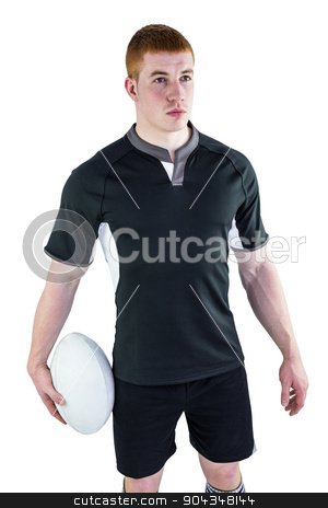 To use this stock image in your creative project, please select the size you need over to the right and click the "Add to Cart" button.
Your downloaded image will come with the Cutcaster watermark removed so don’t worry about the watermark you see on this page. Rugby player holding a rugby ball stock photo, Rugby player holding a rugby ball on a white background by Wavebreak Media