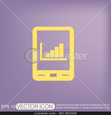 To use this stock image in your creative project, please select the size you need over to the right and click the "Add to Cart" button.
Your downloaded image will come with the Cutcaster watermark removed so don’t worry about the watermark you see on this page. tablet pad with diagram. stock vector clipart, tablet pad with diagram. by LittleCuckoo