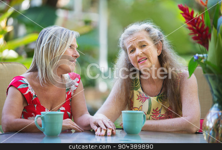 To use this stock image in your creative project, please select the size you need over to the right and click the "Add to Cart" button.
Your downloaded image will come with the Cutcaster watermark removed so don’t worry about the watermark you see on this page. Concerned Friend Holding Hands stock photo, Concerned woman comforting a depressed friend outdoors by Scott Griessel