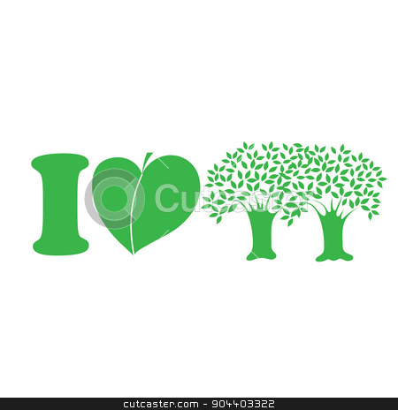 To use this stock image in your creative project, please select the size you need over to the right and click the "Add to Cart" button.
Your downloaded image will come with the Cutcaster watermark removed so don’t worry about the watermark you see on this page. I Love Trees stock vector clipart, A simple green graphic that says I love trees by Maria Bell