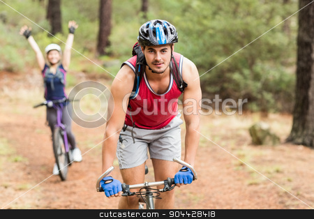 To use this stock image in your creative project, please select the size you need over to the right and click the "Add to Cart" button.
Your downloaded image will come with the Cutcaster watermark removed so don’t worry about the watermark you see on this page. Handsome biker looking at the camera stock photo, Handsome biker looking at the camera in the nature by Wavebreak Media