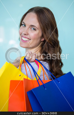 To use this stock image in your creative project, please select the size you need over to the right and click the "Add to Cart" button.
Your downloaded image will come with the Cutcaster watermark removed so don’t worry about the watermark you see on this page. Pretty woman smiling at camera stock photo, Pretty woman smiling at camera on a sunny day by Wavebreak Media