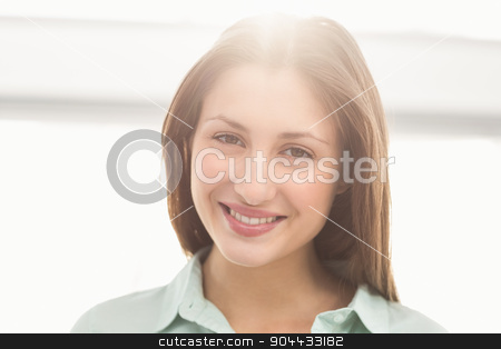 To use this stock image in your creative project, please select the size you need over to the right and click the "Add to Cart" button.
Your downloaded image will come with the Cutcaster watermark removed so don’t worry about the watermark you see on this page. Pretty casual businesswoman smiling stock photo, Portrait of pretty casual businesswoman smiling in the office by Wavebreak Media