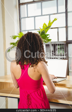 To use this stock image in your creative project, please select the size you need over to the right and click the "Add to Cart" button.
Your downloaded image will come with the Cutcaster watermark removed so don’t worry about the watermark you see on this page. Beautiful casual businesswoman having a coffee using laptop stock photo, Beautiful casual businesswoman having a coffee using laptop in a cafe by Wavebreak Media