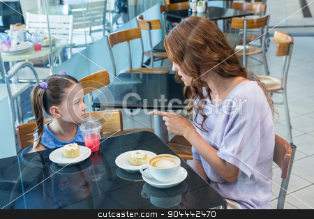 To use this stock image in your creative project, please select the size you need over to the right and click the "Add to Cart" button.
Your downloaded image will come with the Cutcaster watermark removed so don’t worry about the watermark you see on this page. Mother and daughter arguing at table stock photo, Mother and daughter arguing at table in coffee shop by Wavebreak Media