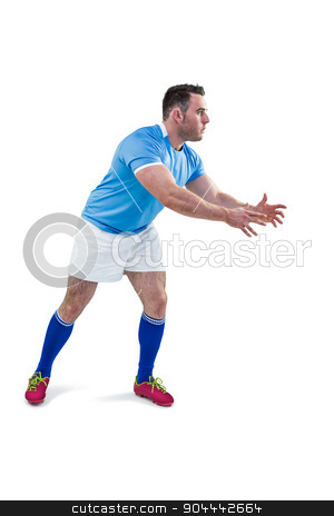 To use this stock image in your creative project, please select the size you need over to the right and click the "Add to Cart" button.
Your downloaded image will come with the Cutcaster watermark removed so don’t worry about the watermark you see on this page. Rugby player throwing the ball stock photo, Rugby player throwing the ball on white background by Wavebreak Media