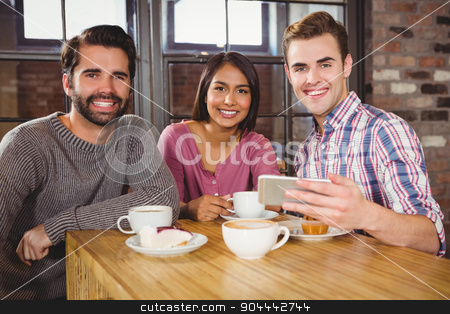 To use this stock image in your creative project, please select the size you need over to the right and click the "Add to Cart" button.
Your downloaded image will come with the Cutcaster watermark removed so don’t worry about the watermark you see on this page. Group of friends looking at a smartphone stock photo, Group of friends looking at a smartphone in a cafe by Wavebreak Media