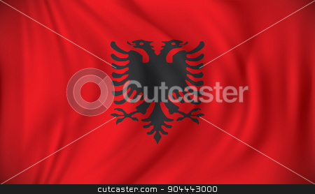 To use this stock image in your creative project, please select the size you need over to the right and click the "Add to Cart" button.
Your downloaded image will come with the Cutcaster watermark removed so don’t worry about the watermark you see on this page. Flag of Albania stock vector clipart, Flag of Albania - vector illustration by ojal_2