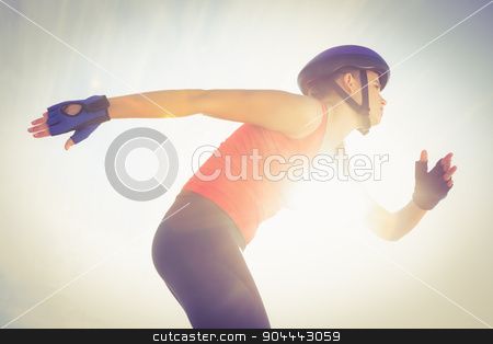 To use this stock image in your creative project, please select the size you need over to the right and click the "Add to Cart" button.
Your downloaded image will come with the Cutcaster watermark removed so don’t worry about the watermark you see on this page. Focused sporty blonde skating stock photo, Focused sporty blonde skating at promenade by Wavebreak Media
