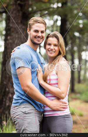 To use this stock image in your creative project, please select the size you need over to the right and click the "Add to Cart" button.
Your downloaded image will come with the Cutcaster watermark removed so don’t worry about the watermark you see on this page. Portrait of a young happy hiker couple stock photo, Portrait of a young happy hiker couple in the nature by Wavebreak Media