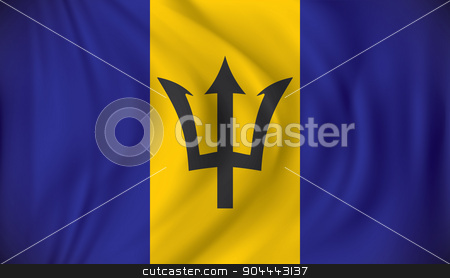 To use this stock image in your creative project, please select the size you need over to the right and click the "Add to Cart" button.
Your downloaded image will come with the Cutcaster watermark removed so don’t worry about the watermark you see on this page. Flag of Barbados stock vector clipart, Flag of Barbados - vector illustration by ojal_2