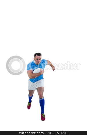 To use this stock image in your creative project, please select the size you need over to the right and click the "Add to Cart" button.
Your downloaded image will come with the Cutcaster watermark removed so don’t worry about the watermark you see on this page. Rugby player running with the ball stock photo, Rugby player running with the ball on white background by Wavebreak Media