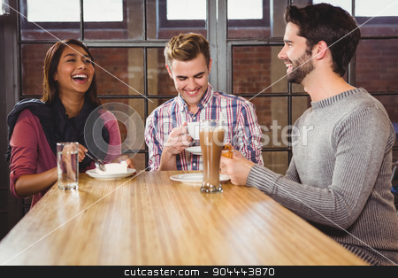 To use this stock image in your creative project, please select the size you need over to the right and click the "Add to Cart" button.
Your downloaded image will come with the Cutcaster watermark removed so don’t worry about the watermark you see on this page. Group of friends enjoying a dessert stock photo, Group of friends enjoying a dessert in a cafe by Wavebreak Media