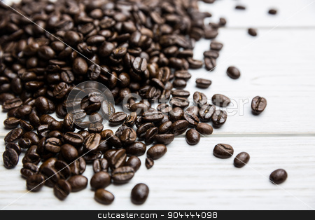 To use this stock image in your creative project, please select the size you need over to the right and click the "Add to Cart" button.
Your downloaded image will come with the Cutcaster watermark removed so don’t worry about the watermark you see on this page. Coffee beans on a table stock photo, Coffee beans on a table shot in studio by Wavebreak Media