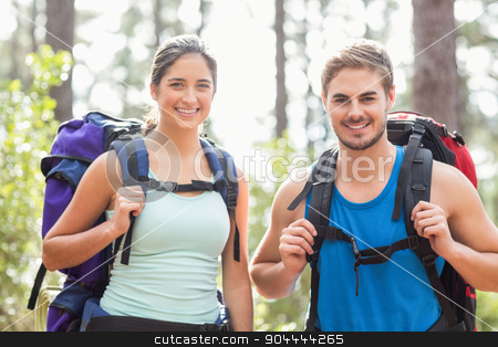 To use this stock image in your creative project, please select the size you need over to the right and click the "Add to Cart" button.
Your downloaded image will come with the Cutcaster watermark removed so don’t worry about the watermark you see on this page. Happy joggers looking at camera stock photo, Happy joggers looking at camera in the nature by Wavebreak Media