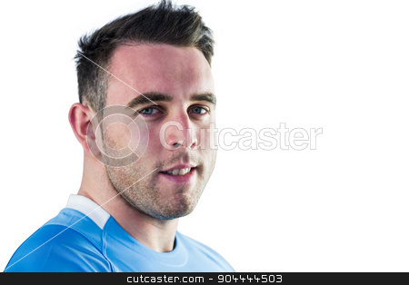 To use this stock image in your creative project, please select the size you need over to the right and click the "Add to Cart" button.
Your downloaded image will come with the Cutcaster watermark removed so don’t worry about the watermark you see on this page. Tough rugby player looking at camera stock photo, Tough rugby player looking at camera on white background by Wavebreak Media